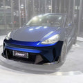 CMST Tuning Front Bumper & Lip for Tesla Model Y Performance AWD 2020 - 2025 Carbon Fiber/FRP Aftermarket Carbon Fiber Part / Bodykit - Robot Bodykits