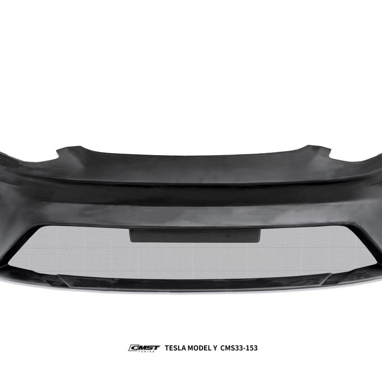 CMST Tuning Front Bumper & Lip for Tesla Model Y Performance AWD 2020 - 2025 Carbon Fiber/FRP Aftermarket Carbon Fiber Part / Bodykit - Robot Bodykits