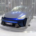 CMST Tuning Front Bumper & Lip for Tesla Model Y Performance AWD 2020 - 2025 Carbon Fiber/FRP Aftermarket Carbon Fiber Part / Bodykit - Robot Bodykits