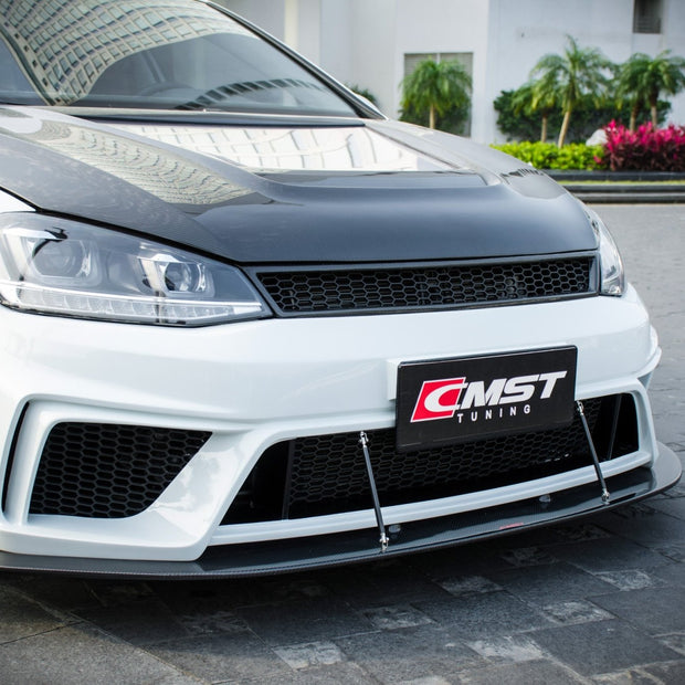 CMST Tuning Front Bumper & Lip & Grill for Volkswagen Golf & GTI & Golf R MK7 Aftermarket Carbon Fiber Part / Bodykit - Robot Bodykits