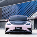 CMST Tuning Front Bumper & Lip Ver.2 for Tesla Model Y Aftermarket Carbon Fiber Part / Bodykit - Robot Bodykits