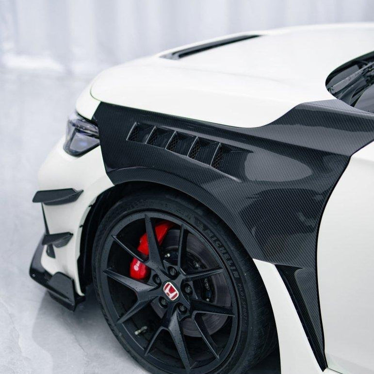 CMST Tuning Front Fenders for Honda Civic Type - R FL5 2023 - 2025 Carbon Fibre Aftermarket Carbon Fiber Part / Bodykit - Robot Bodykits