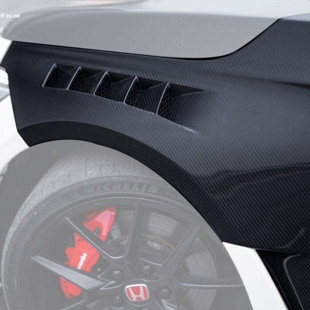 CMST Tuning Front Fenders for Honda Civic Type - R FL5 2023 - 2025 Carbon Fibre Aftermarket Carbon Fiber Part / Bodykit - Robot Bodykits