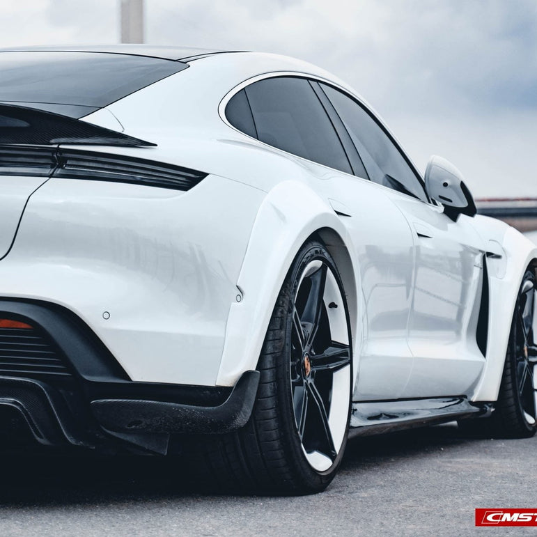 CMST Tuning FRP Widebody Wheel Arches for Porsche Taycan & 4S & Turbo & Turbo S Aftermarket Carbon Fiber Part / Bodykit - Robot Bodykits