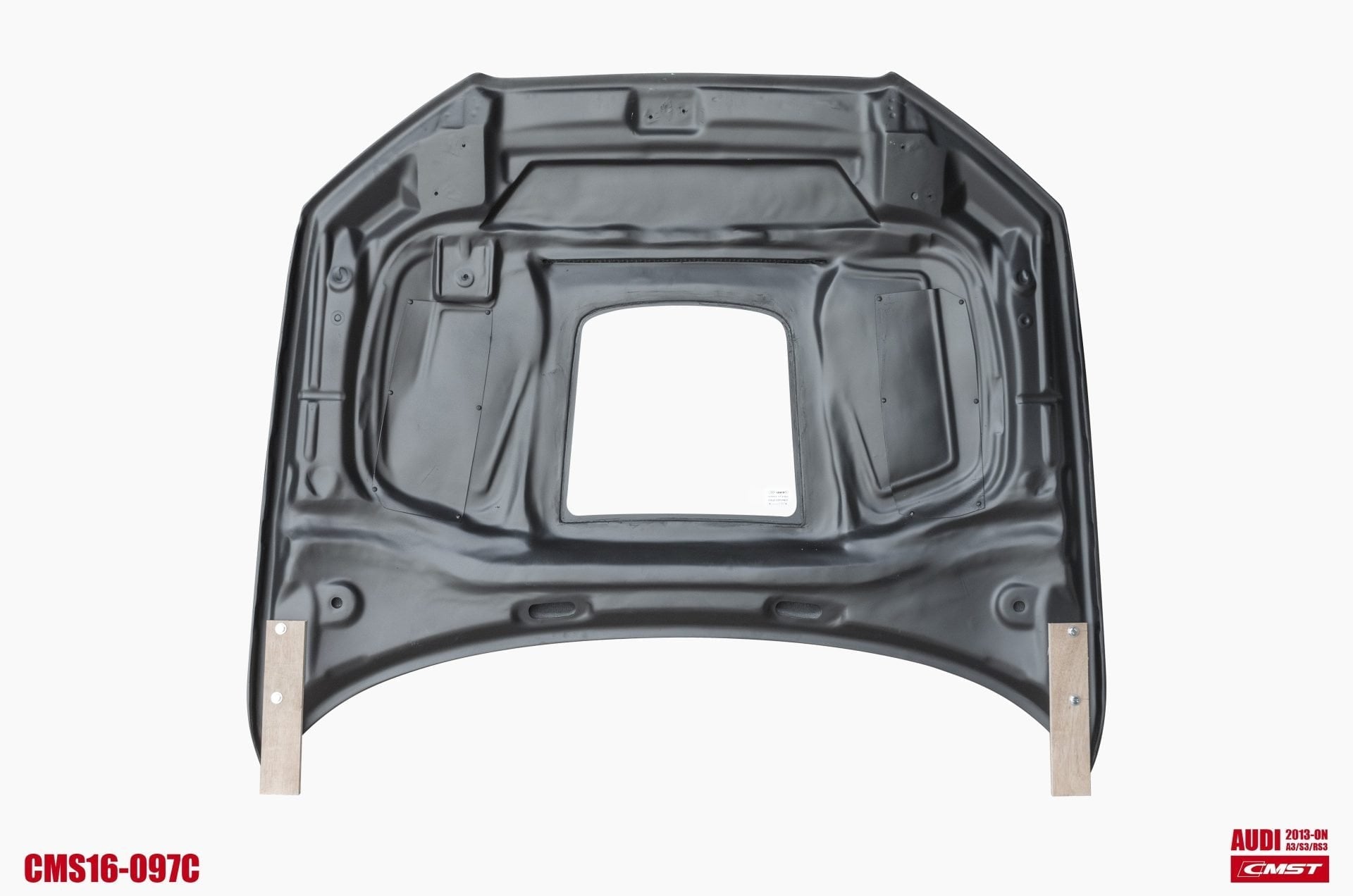 CMST Tuning Glass Transparent Carbon Fiber Hood Bonnet Ver.3 for Audi RS3 2018-2020 & 2014-2020 A3 & A3 S Line & S3 Aftermarket Carbon Fiber Part / Bodykit - Robot Bodykits