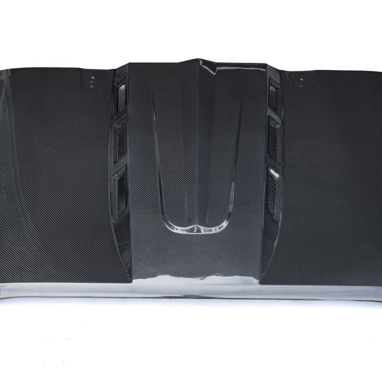 CMST Tuning Hood Bonnet for Jeep Wrangler Rubicon Sahara Sport S Carbon Fiber/FRP Aftermarket Carbon Fiber Part / Bodykit - Robot Bodykits