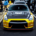 CMST Tuning Nissan GTR GT-R R35 2008-2016 Carbon Fiber Tempered Glass Transparent Hood Window See Through Aftermarket Carbon Fiber Part / Bodykit - Robot Bodykits
