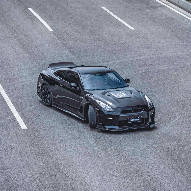 CMST Tuning Pre-preg Carbon Fiber Front Fenders for Nissan GTR GT-R R35 2008-2022 (Pair) Aftermarket Carbon Fiber Part / Bodykit - Robot Bodykits