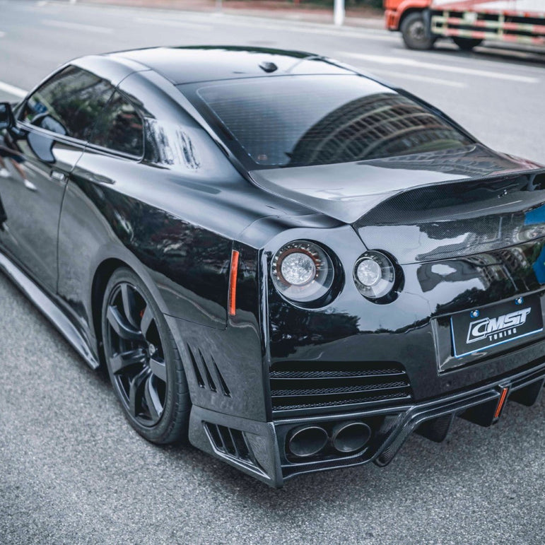 CMST Tuning Pre-preg Carbon Fiber Front Fenders for Nissan GTR GT-R R35 2008-2022 (Pair) Aftermarket Carbon Fiber Part / Bodykit - Robot Bodykits