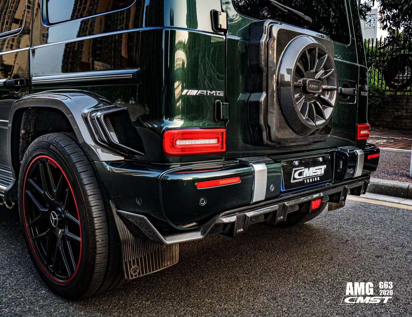 CMST Tuning Pre-preg Carbon Fiber Spare Tire Delete for Mercedes Benz G63 / G550 / G500 W464 Aftermarket Carbon Fiber Part / Bodykit - Robot Bodykits