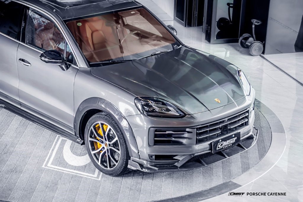 CMST Tuning Pre - preg Carbon Fiber Wheel Arches For Porsche Cayenne 9Y0 Facelift Aftermarket Carbon Fiber Part / Bodykit - Robot Bodykits