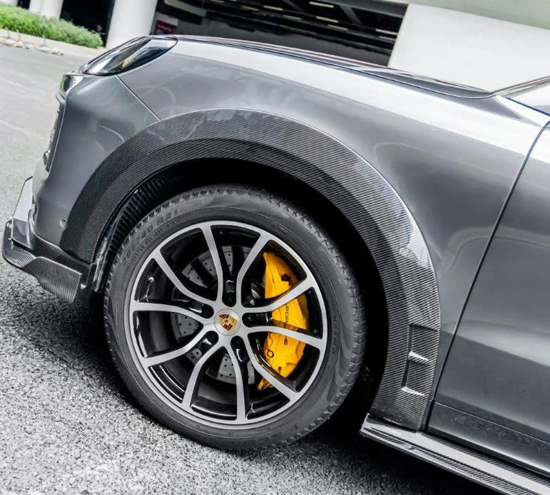 CMST Tuning Pre - preg Carbon Fiber Wheel Arches For Porsche Cayenne 9Y0 Facelift Aftermarket Carbon Fiber Part / Bodykit - Robot Bodykits