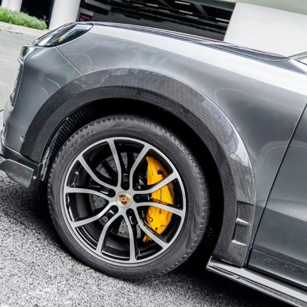 CMST Tuning Pre - preg Carbon Fiber Wheel Arches For Porsche Cayenne 9Y0 Facelift Aftermarket Carbon Fiber Part / Bodykit - Robot Bodykits