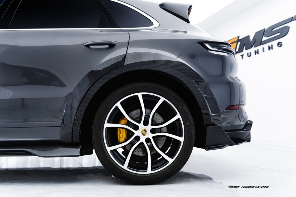 CMST Tuning Pre - preg Carbon Fiber Wheel Arches For Porsche Cayenne 9Y0 Facelift Aftermarket Carbon Fiber Part / Bodykit - Robot Bodykits