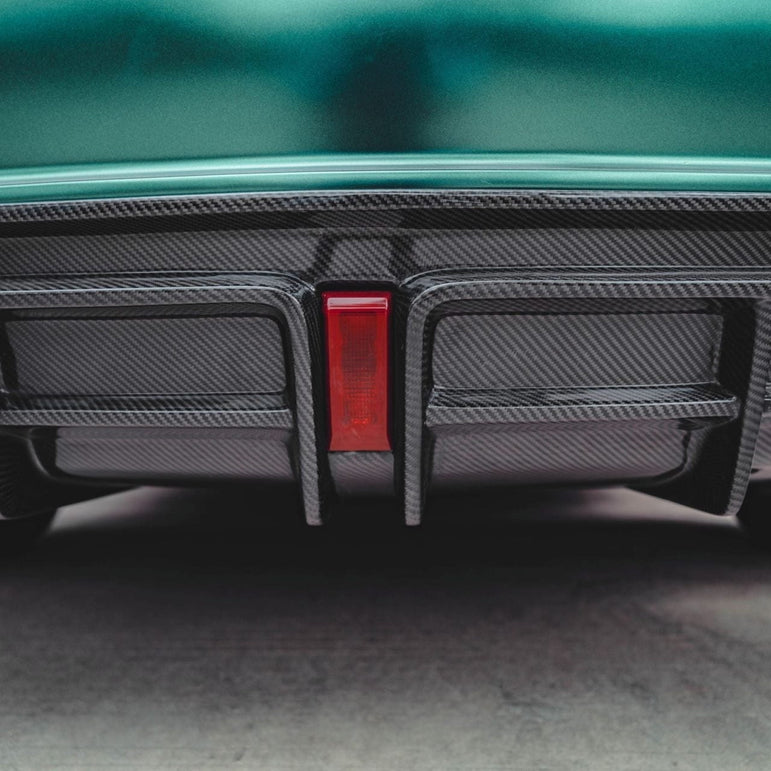 CMST Tuning Rear Bumper & Rear Diffuser for Tesla Model 3 Aftermarket Carbon Fiber Part / Bodykit - Robot Bodykits