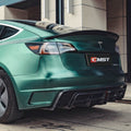 CMST Tuning Rear Bumper & Rear Diffuser for Tesla Model 3 Aftermarket Carbon Fiber Part / Bodykit - Robot Bodykits