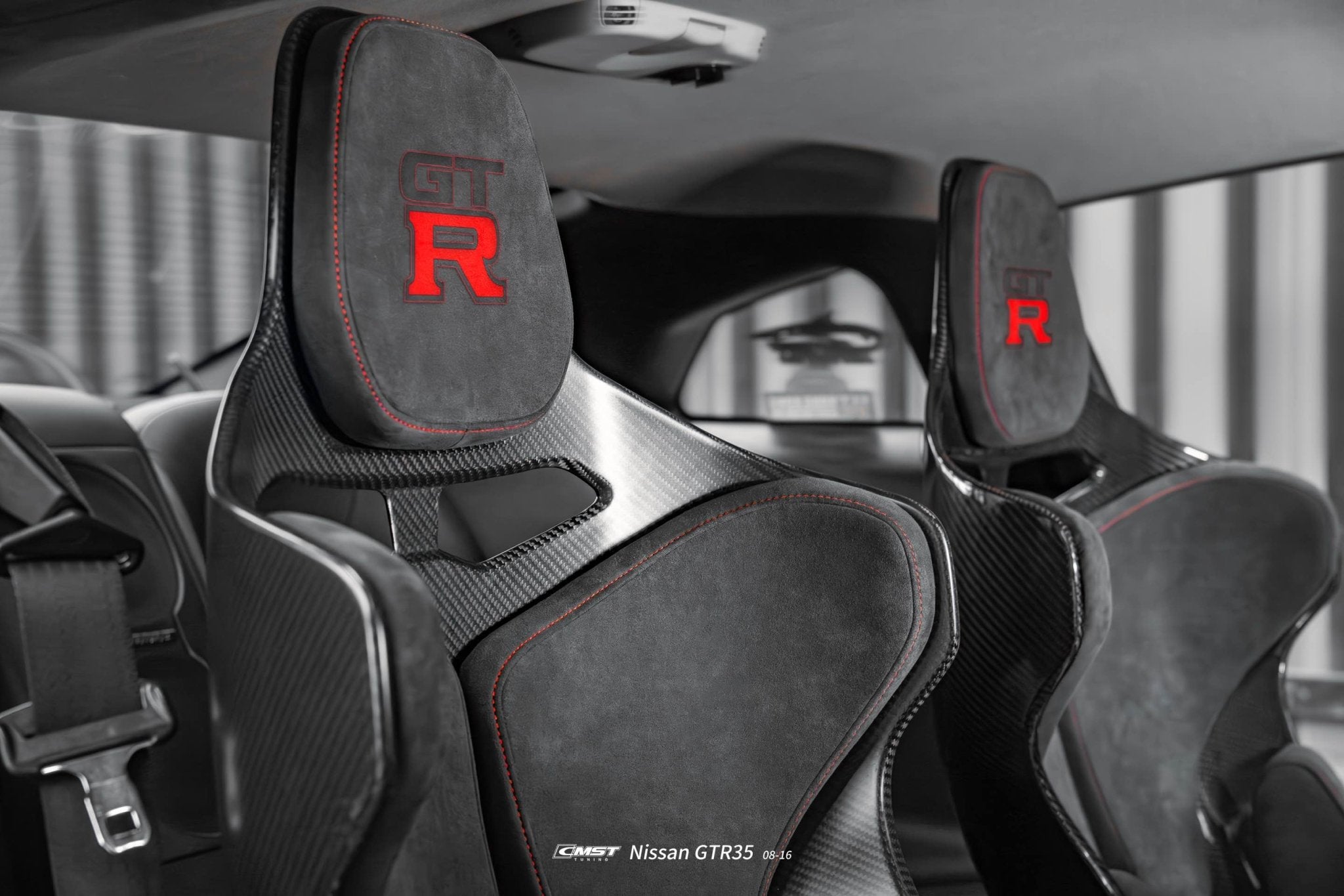 CMST Tuning Senna Style Seat for Nissan GTR R35 CBA DBA EBA 2008 - 2024 Dry Pre - preg Carbon Fiber Aftermarket Carbon Fiber Part / Bodykit - Robot Bodykits