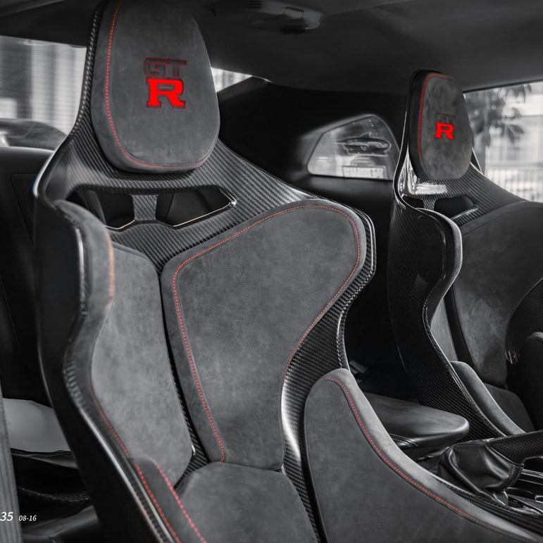 CMST Tuning Senna Style Seat for Nissan GTR R35 CBA DBA EBA 2008 - 2024 Dry Pre - preg Carbon Fiber Aftermarket Carbon Fiber Part / Bodykit - Robot Bodykits
