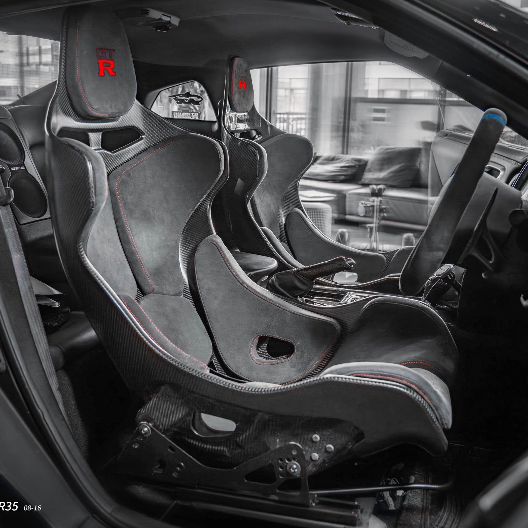 CMST Tuning Senna Style Seat for Nissan GTR R35 CBA DBA EBA 2008 - 2024 Dry Pre - preg Carbon Fiber Aftermarket Carbon Fiber Part / Bodykit - Robot Bodykits