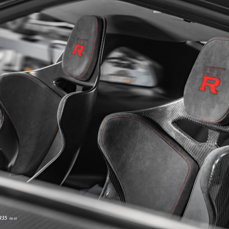 CMST Tuning Senna Style Seat for Nissan GTR R35 CBA DBA EBA 2008 - 2024 Dry Pre - preg Carbon Fiber Aftermarket Carbon Fiber Part / Bodykit - Robot Bodykits