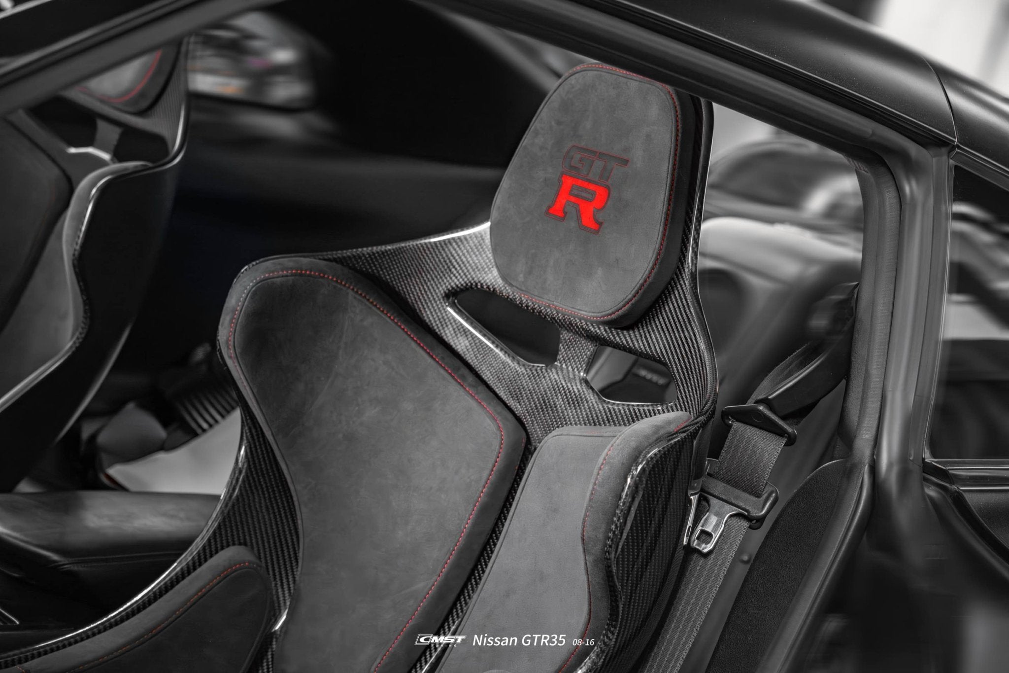 CMST Tuning Senna Style Seat for Nissan GTR R35 CBA DBA EBA 2008 - 2024 Dry Pre - preg Carbon Fiber Aftermarket Carbon Fiber Part / Bodykit - Robot Bodykits