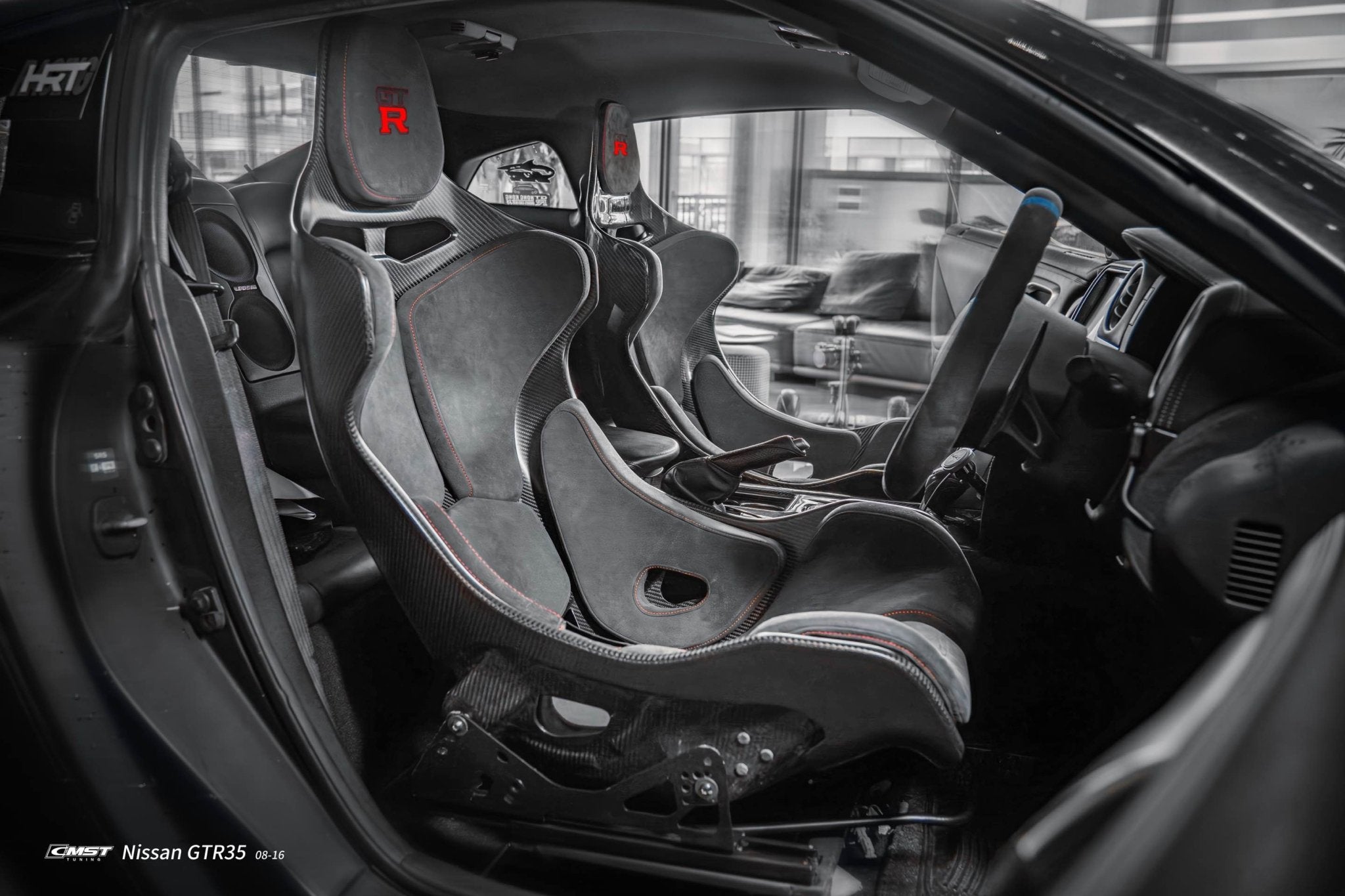 CMST Tuning Senna Style Seat for Nissan GTR R35 CBA DBA EBA 2008 - 2024 Dry Pre - preg Carbon Fiber Aftermarket Carbon Fiber Part / Bodykit - Robot Bodykits