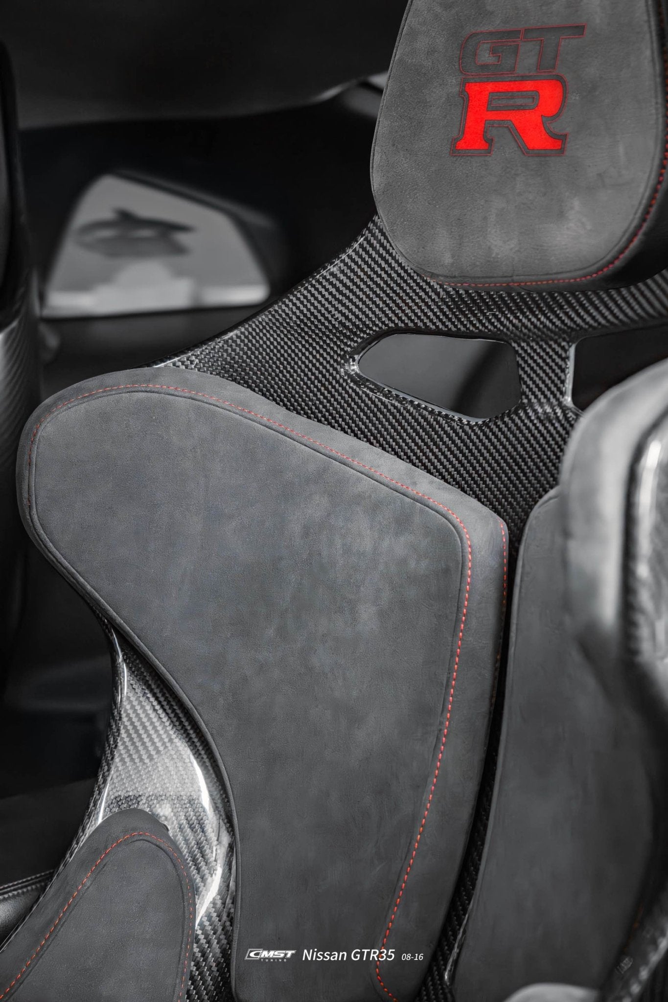 CMST Tuning Senna Style Seat for Nissan GTR R35 CBA DBA EBA 2008 - 2024 Dry Pre - preg Carbon Fiber Aftermarket Carbon Fiber Part / Bodykit - Robot Bodykits