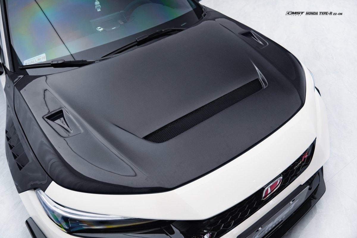 CMST Tuning V1 Hood Bonnet for Honda Civic Type - R FL5 2023 - 2025 Carbon Fiber Aftermarket Carbon Fiber Part / Bodykit - Robot Bodykits