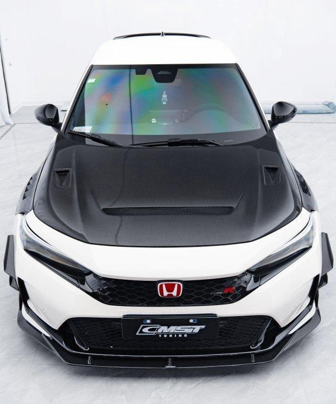 CMST Tuning V1 Hood Bonnet for Honda Civic Type - R FL5 2023 - 2025 Carbon Fiber Aftermarket Carbon Fiber Part / Bodykit - Robot Bodykits