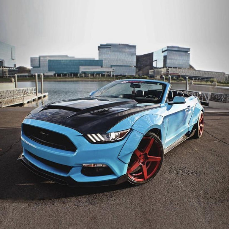 CMST Tuning Widebody Front & Rear Wheel Arches for Ford Mustang S550.1 2015- 2017 Aftermarket Carbon Fiber Part / Bodykit - Robot Bodykits