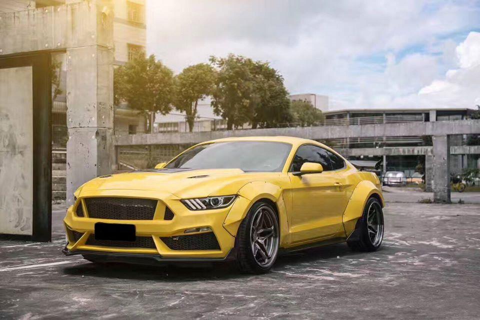 CMST Tuning Widebody Front & Rear Wheel Arches for Ford Mustang S550.1 2015- 2017 Aftermarket Carbon Fiber Part / Bodykit - Robot Bodykits
