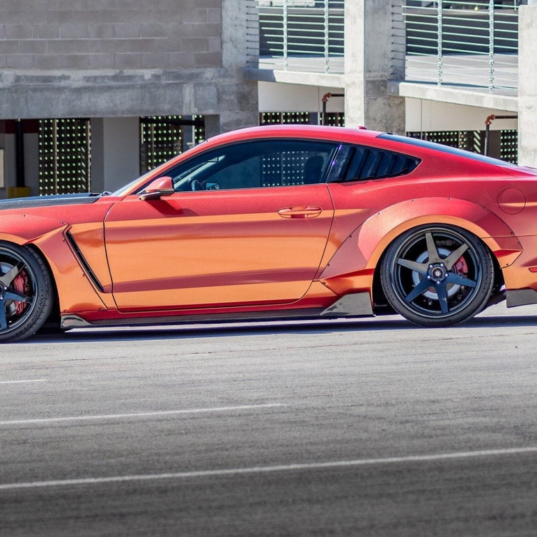 CMST Tuning Widebody Front & Rear Wheel Arches for Ford Mustang S550.1 2015- 2017 Aftermarket Carbon Fiber Part / Bodykit - Robot Bodykits