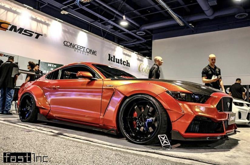 CMST Tuning Widebody Front & Rear Wheel Arches for Ford Mustang S550.1 2015- 2017 Aftermarket Carbon Fiber Part / Bodykit - Robot Bodykits