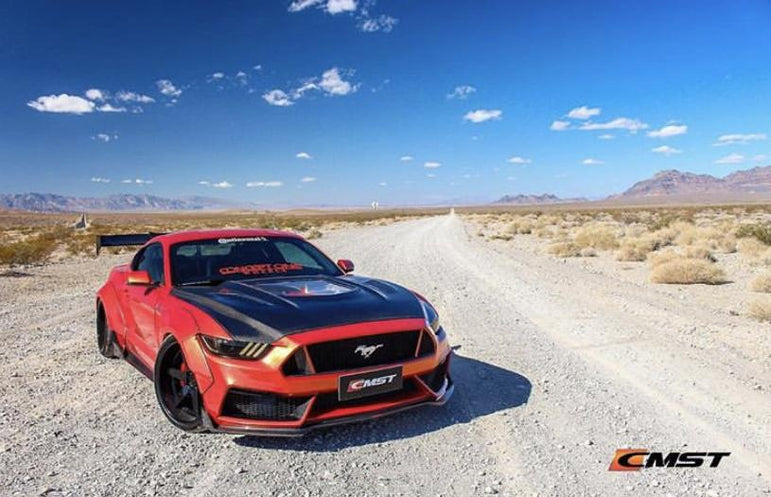 CMST Tuning Widebody Front & Rear Wheel Arches for Ford Mustang S550.1 2015- 2017 Aftermarket Carbon Fiber Part / Bodykit - Robot Bodykits