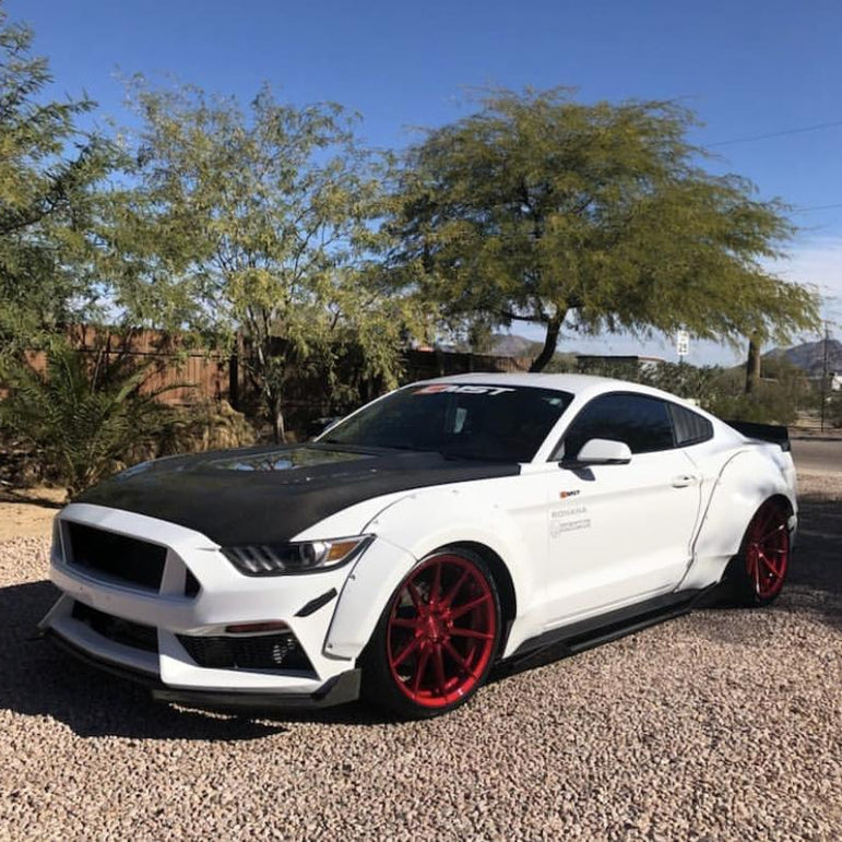 CMST Tuning Widebody Front & Rear Wheel Arches for Ford Mustang S550.1 2015- 2017 Aftermarket Carbon Fiber Part / Bodykit - Robot Bodykits