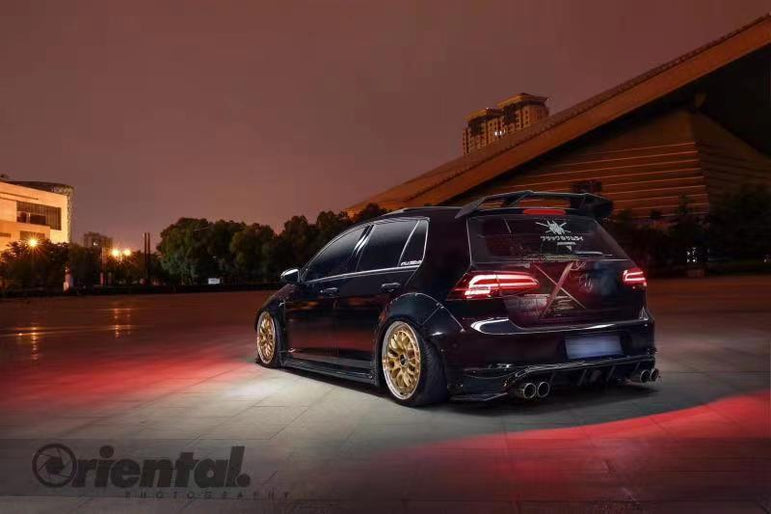 CMST Tuning Widebody Wheel Arches & Side Skirts for Volkswagen GTI Golf R MK7 MK7.5 Aftermarket Carbon Fiber Part / Bodykit - Robot Bodykits