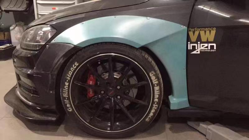 CMST Tuning Widebody Wheel Arches & Side Skirts for Volkswagen GTI Golf R MK7 MK7.5 Aftermarket Carbon Fiber Part / Bodykit - Robot Bodykits