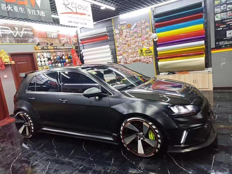 CMST Tuning Widebody Wheel Arches & Side Skirts for Volkswagen GTI Golf R MK7 MK7.5 Aftermarket Carbon Fiber Part / Bodykit - Robot Bodykits
