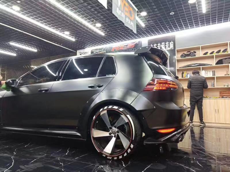 CMST Tuning Widebody Wheel Arches & Side Skirts for Volkswagen GTI Golf R MK7 MK7.5 Aftermarket Carbon Fiber Part / Bodykit - Robot Bodykits