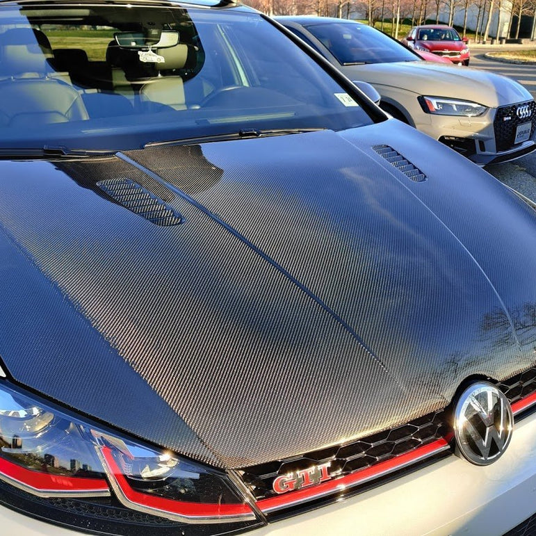 CMST Tuning Carbon Fiber Hood for Volkswagen GTI MK7 MK7.5 - Robot Bodykits
