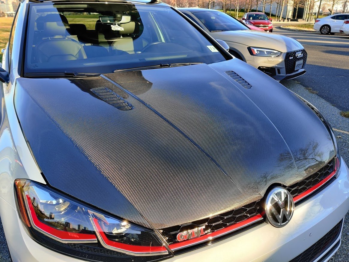 CMST Tuning Carbon Fiber Hood for Volkswagen GTI MK7 MK7.5 - Robot Bodykits
