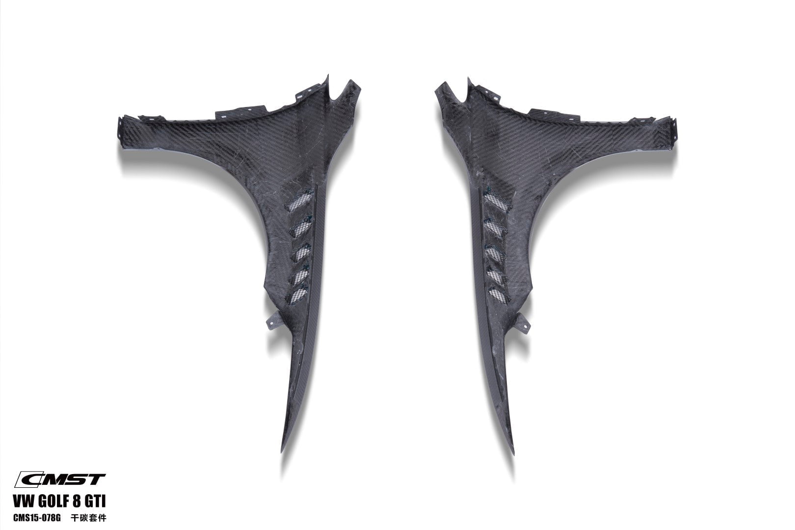 CMST Tuning Dry-Carbon Fiber Front Fenders for Volkswagen GTI & Golf R MK8