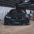 CMST Tuning Carbon Fiber Glass Transparent Hood Bonnet Ver.3  for Honda 10th Gen Civic - Robot Bodykits