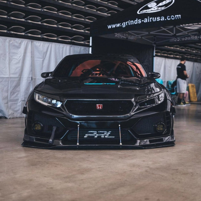 CMST Tuning Carbon Fiber Glass Transparent Hood Bonnet Ver.3  for Honda 10th Gen Civic - Robot Bodykits