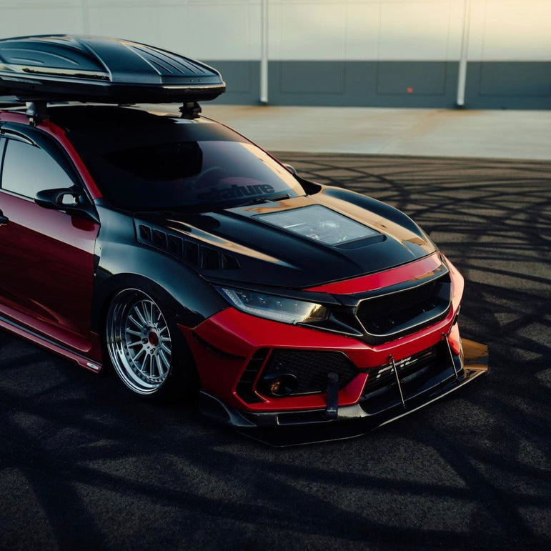 CMST Tuning Carbon Fiber Glass Transparent Hood Bonnet Ver.3  for Honda 10th Gen Civic - Robot Bodykits