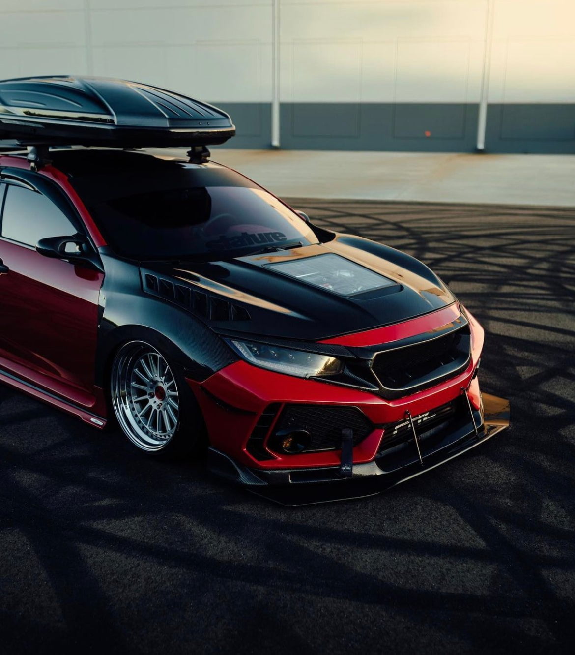 CMST Tuning Carbon Fiber Glass Transparent Hood Bonnet Ver.3  for Honda 10th Gen Civic - Robot Bodykits