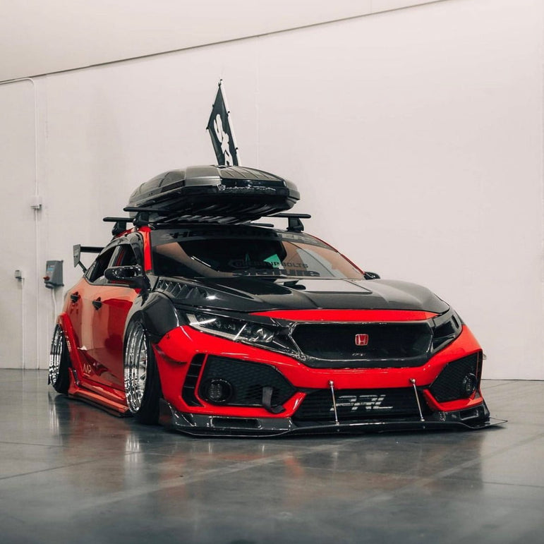 CMST Tuning Carbon Fiber Glass Transparent Hood Bonnet Ver.3  for Honda 10th Gen Civic - Robot Bodykits