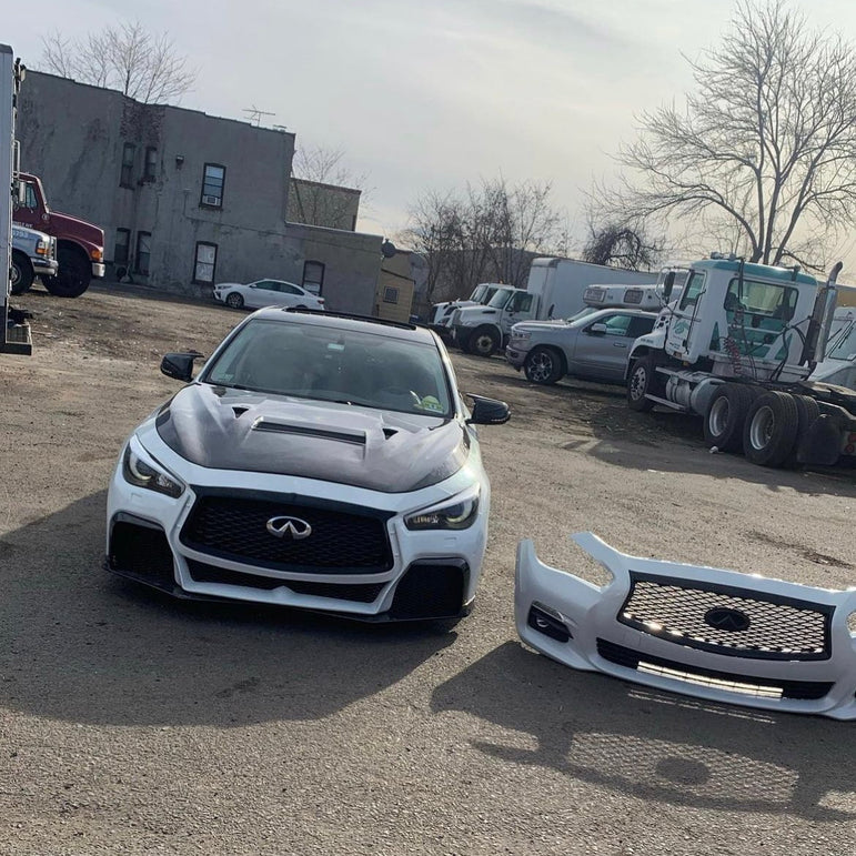 CMST Tuning Carbon Fiber Hood Bonnet for Infiniti Q50 2014-2022 - Robot Bodykits