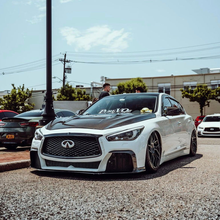 CMST Tuning Carbon Fiber Hood Bonnet for Infiniti Q50 2014-2022 - Robot Bodykits