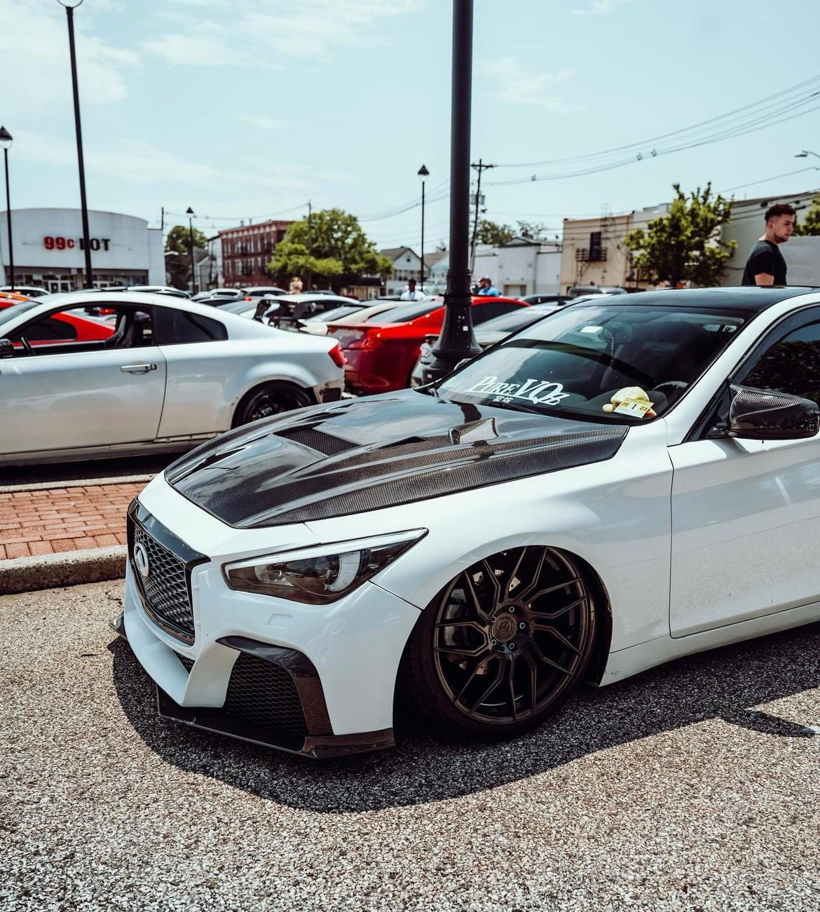 CMST Tuning Carbon Fiber Hood Bonnet for Infiniti Q50 2014-2022 - Robot Bodykits